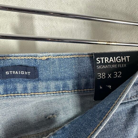 J. Crew Men’s Signature Flex Straight Denim Jeans Size 38 Inseam 32 - Picture 6 of 9